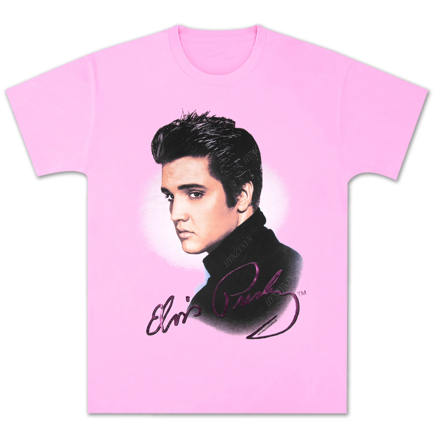 Retro Tops U.S. Rock Style Classic Short-sleeve T-shirt Elvis Streetwear Oversized Tee v neck t shirt cotton t shirt t shirt