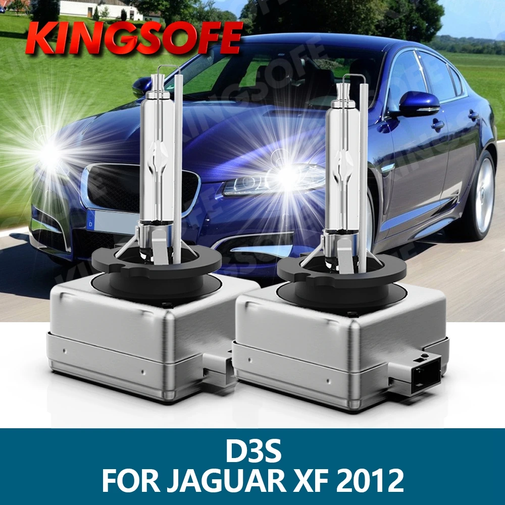 

KINGSOFE HID D3S Car Bulb 2Pcs Xenon Auto Lights 12V 35W 3800LM Headlights 6000K White Hight Low Beam For JAGUAR XF 2012