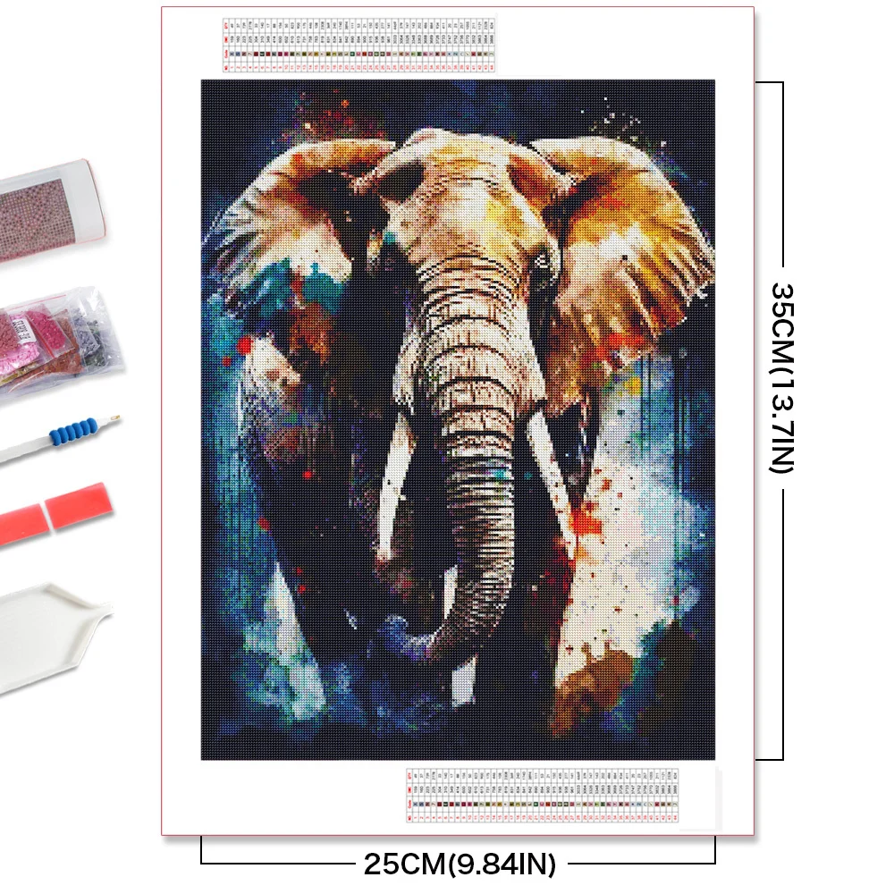 Diamond Painting Animal Rhinestone Pictures DIY Craft Kit Home Decor