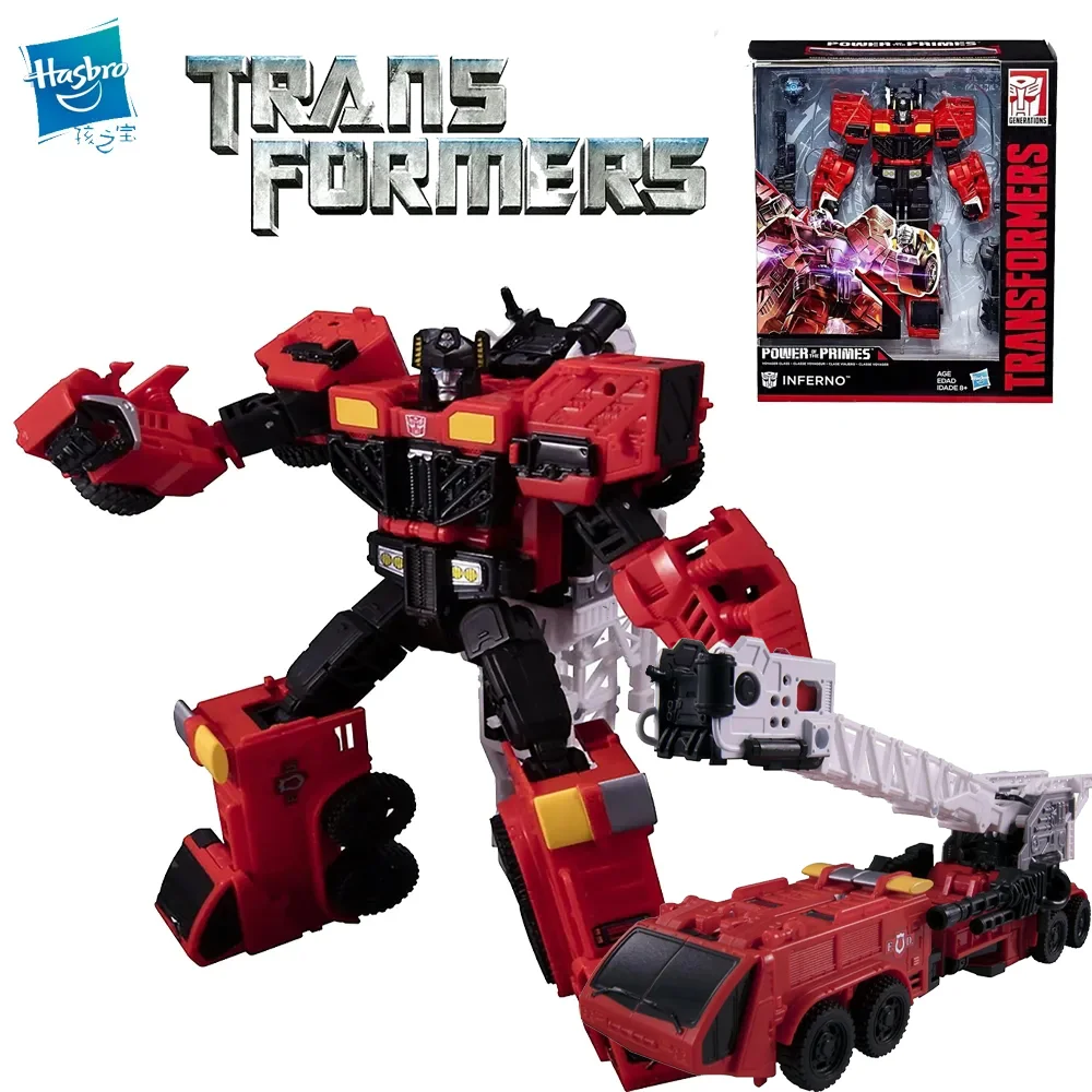 

Hasbro Transformers Power of The Primes Inferno 18Cm Voyager Class Original Action Figure Kids Toys Collect toys