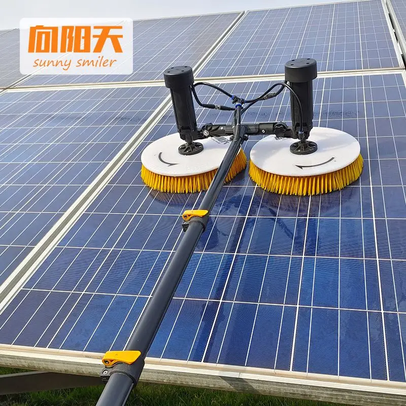 

Sunnysmiler Manufacturer water robot Solar Panel Cleaning brush hot selling solar cleaner supplier equipment