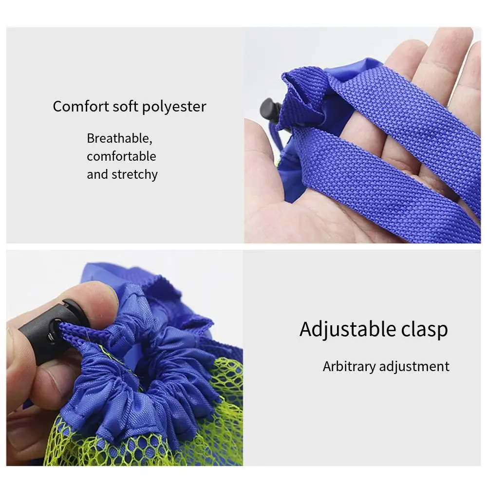 Large Capacity Beach Bag Lightweight Portable Swimming Backpack Adjustable Clasp Breathable Mesh Storage Bag Outdoor Camping