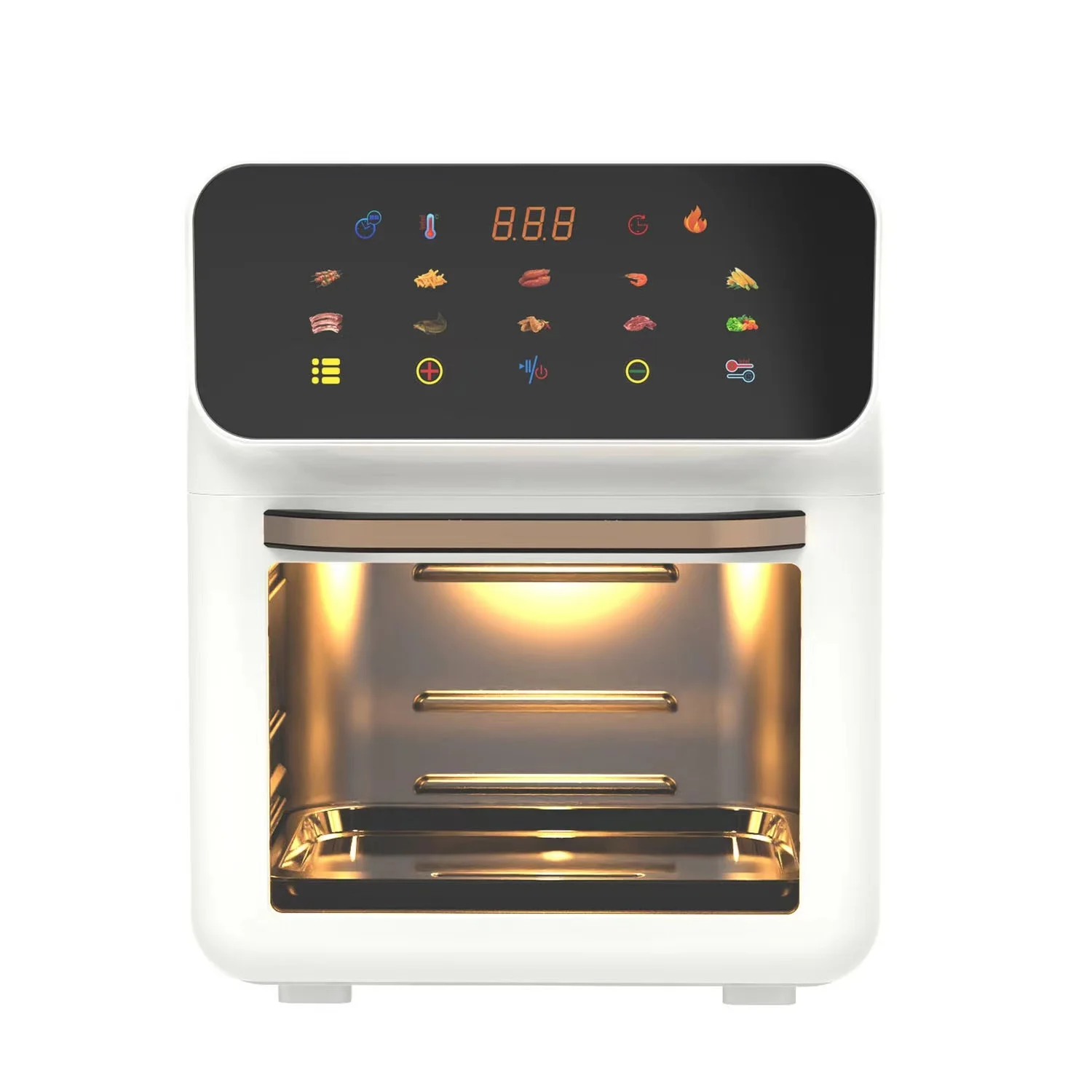 15L Multifunction Home Appliance Kitchen Accessories Household Max 2400W Touch Control Electric Oven 3 Layer Air Fryer air fryer