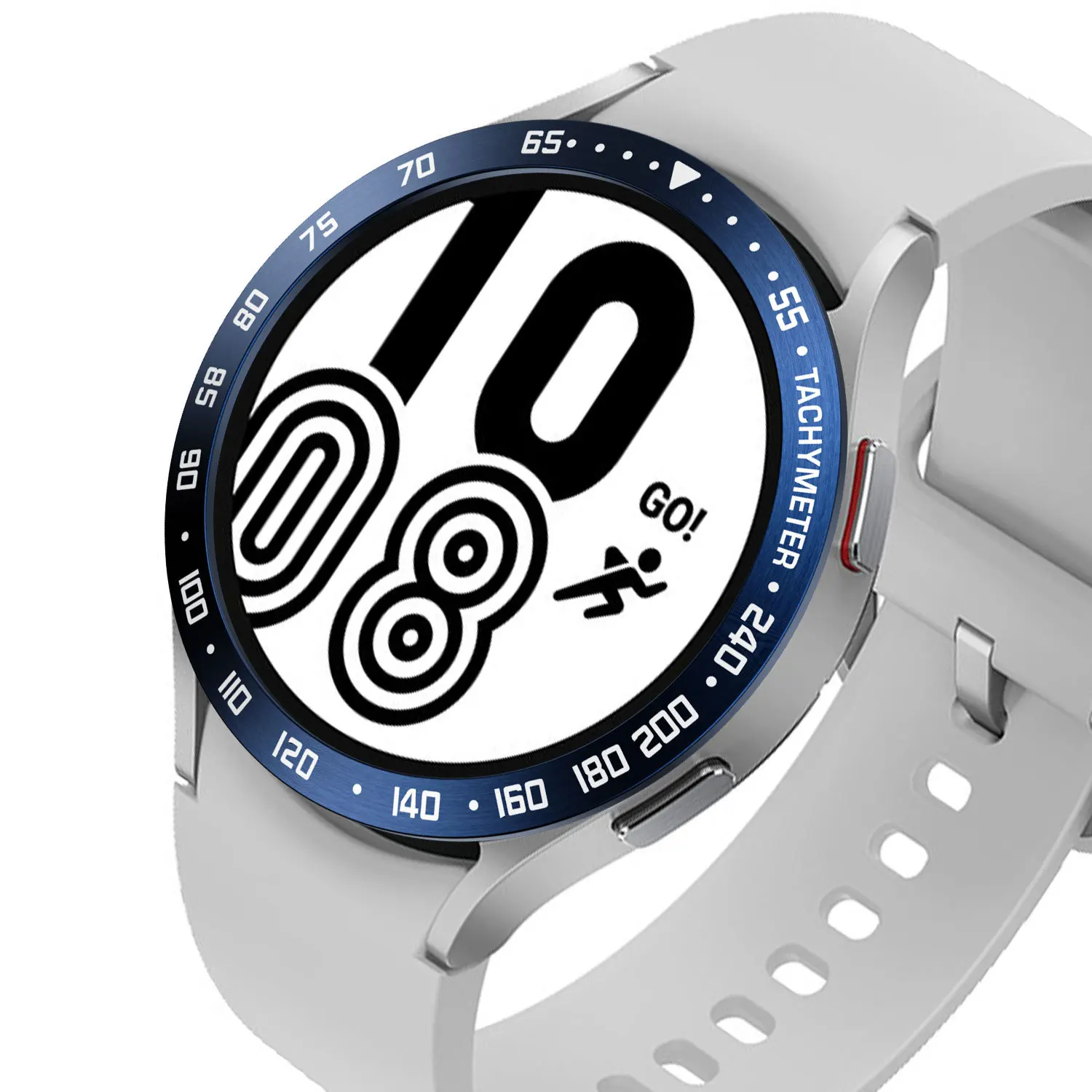 Metallrahmen für Samsung Galaxy Watch 4 6 Classic 47mm 43mm 46mm 42mm Zeit-/Geschwindigkeitsskala Schutzring Watch 8/7/6/5/4 40mm 44mm – Detail 9