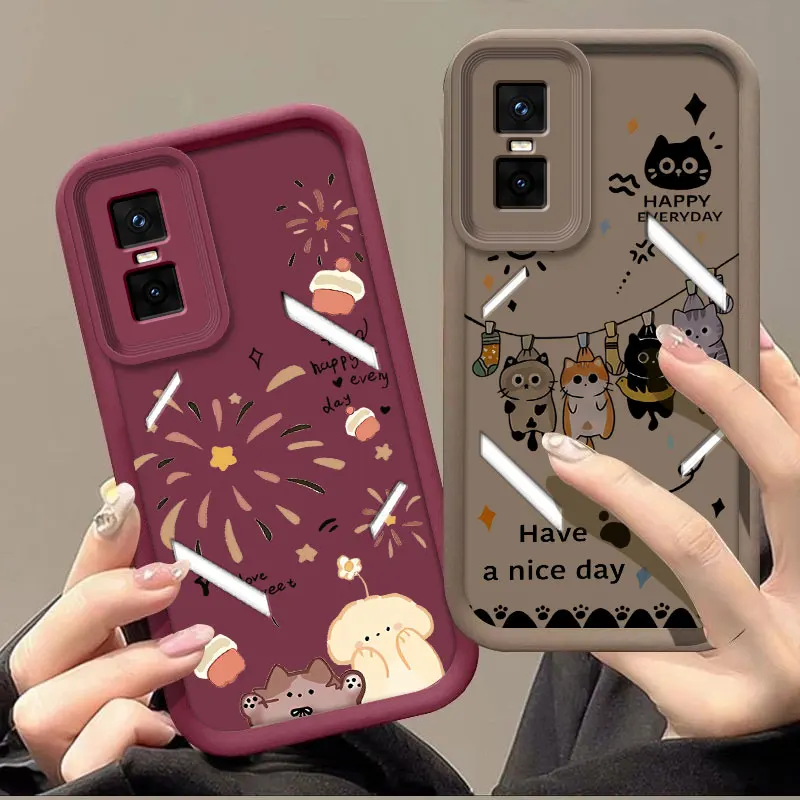 Cartoon Cat Soft Silicone Shockproof Protective Case