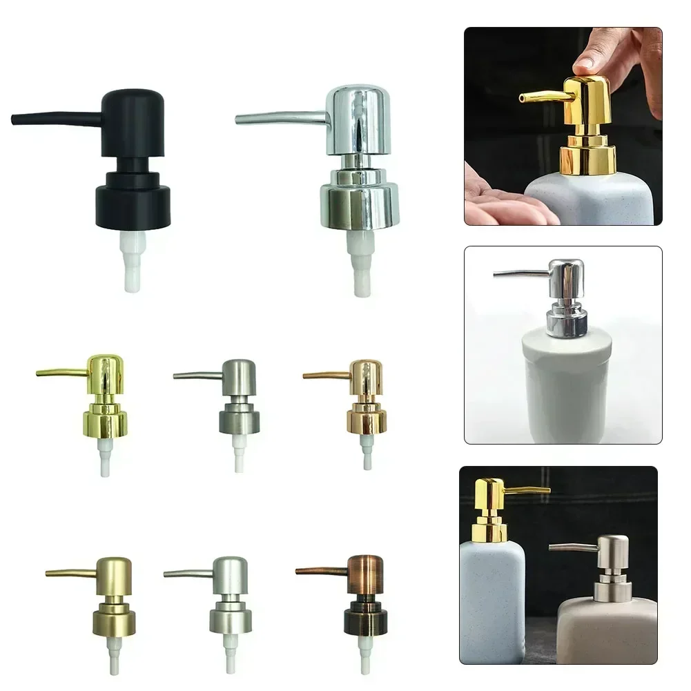 Soap dispenser soap pump head liquid lotion dispenser head bathroom soap bottle press nozzle lotion shampoo pump replace accessory