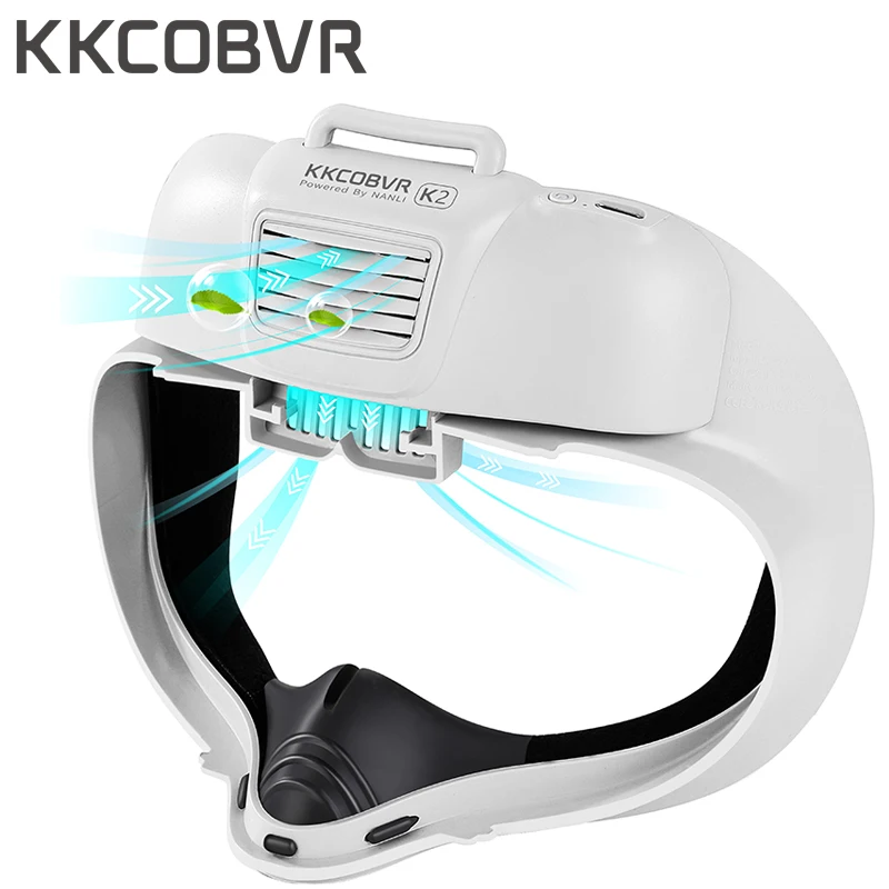 KKCOBVR K2 для Quest 2 охлаждающий вентилятор чехол лица с защитой от пота хлопковая