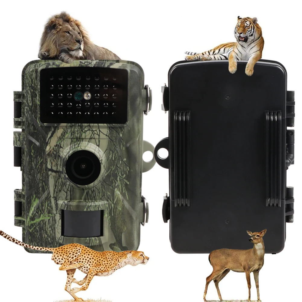 Mini Wildkamera 16MP 1080p – Nachtsicht & Bewegungssensor
