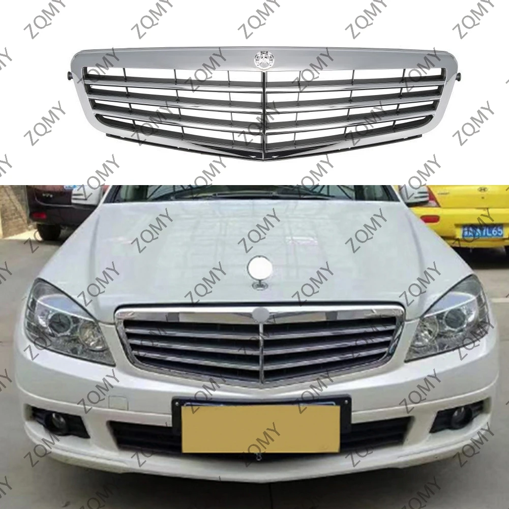 

Front Bumper Grille Centre Radiator Grid Grill For Mercedes Benz C-Class W204 C180 C200 C300 C280+ 2008-2014 Original style