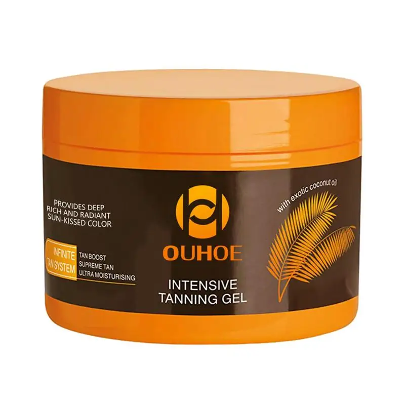 150g Intensive Tanning Gel Tanning Cream Sun Tanner Oil Self Solarium Cream Body Face Bronzer Self Tanners Lotion Cream