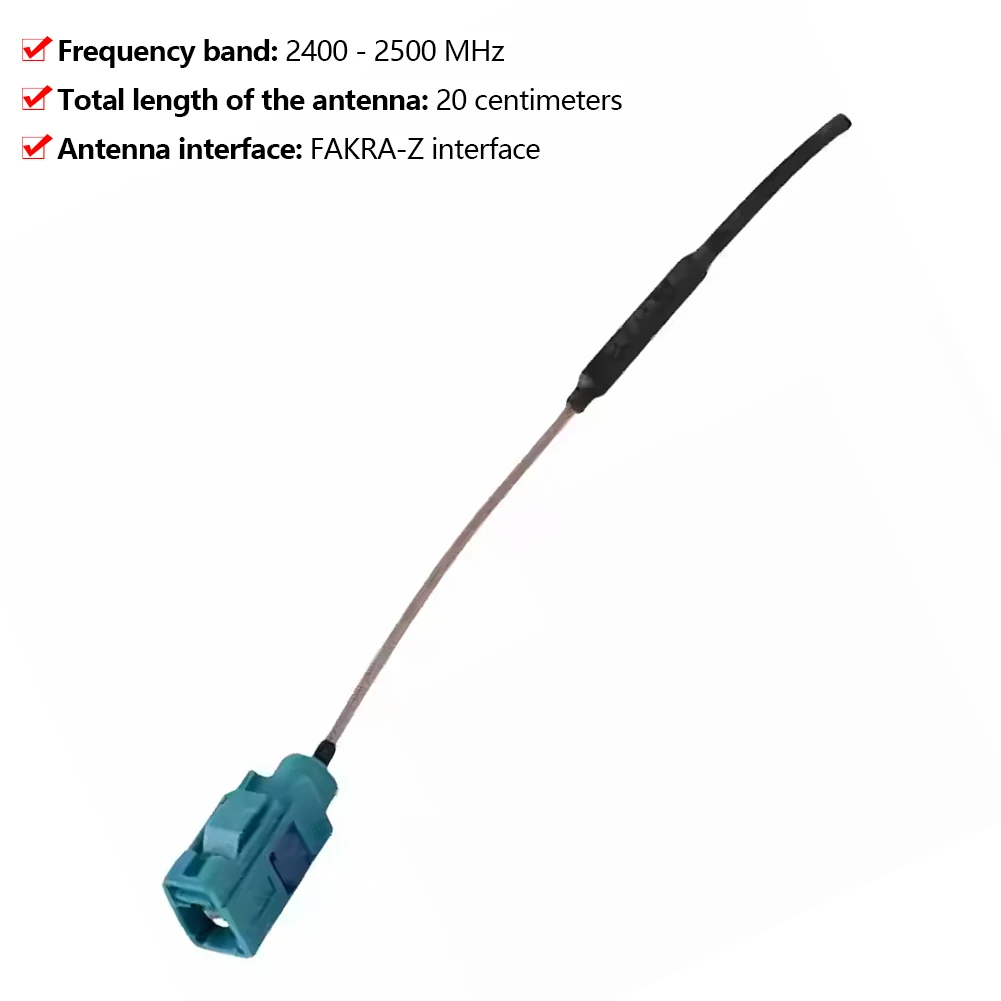 2400-2500MHz 자동차 라디오 스테레오 안테나 케이블 BMW 브러시 안테나 교체용 자동 WiFi 안테나 와이어 케이블