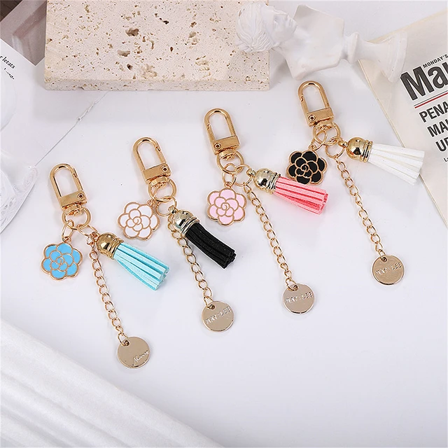 Kawaii Flower Quicksand Bottle Keychain Small Fresh Wishing Bottle Keyrings  For Girls Fashion Backpack Accessories Diy Gifts - Key Chains - AliExpress