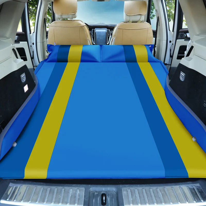 Car Travel Bed Cushion Inflatable Pillow Automatic Air Matting SUV Rear Row Special Car Bed Non-Inflatable Trunk Camp Mattress