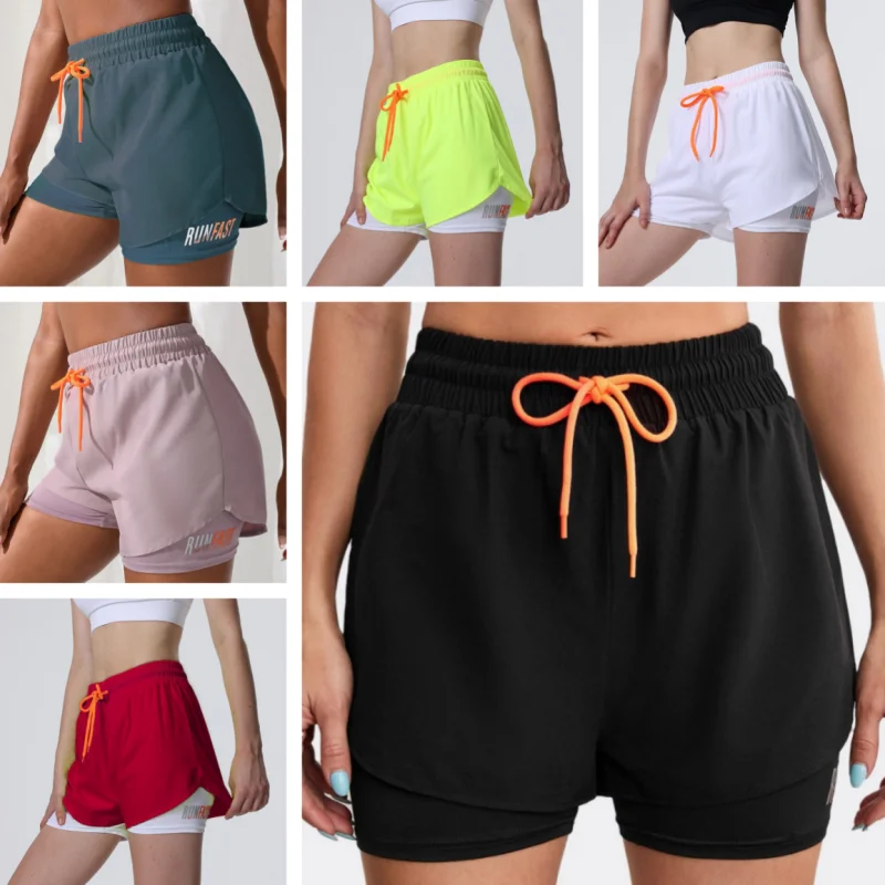 Running Sportswear Women's Gym Short Active Fitness Biker Yoga Wear Sport Cycling Shorts High Waist Push Up Workout Clothing