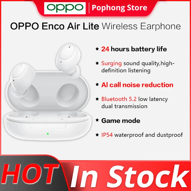 OPPO Enco-auriculares inalámbricos Air 3, cascos bluetooth con reducción de  ruido - AliExpress