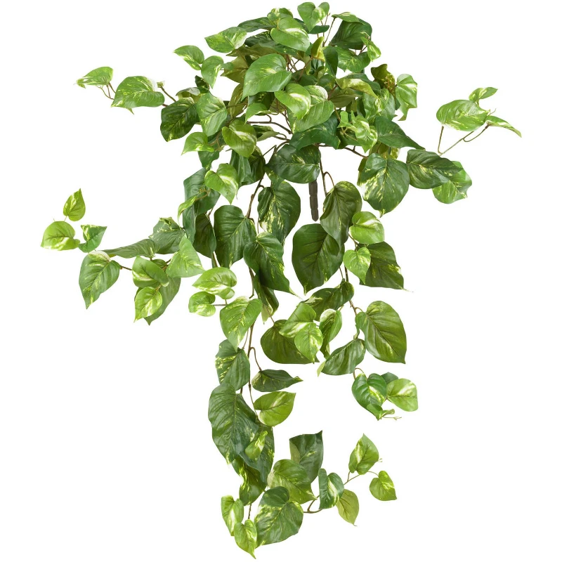 

40in. Pothos Artificial Plant in Hanging Bush Plant, Set of 3