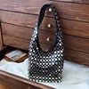 Designer Geometric Shoulder Bag For Women Top Brand Handbag Luxury Shiny Rivet Handmade Evening Clutch Bag Fashion Party Purse 1