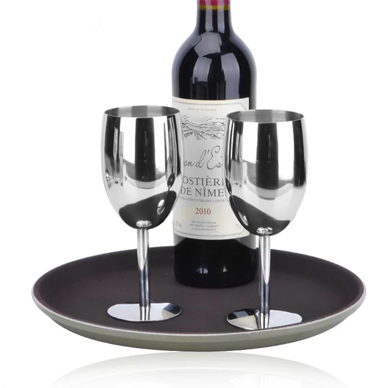 240ml Stainless Steel glass drinkware for wine champagne 2pc