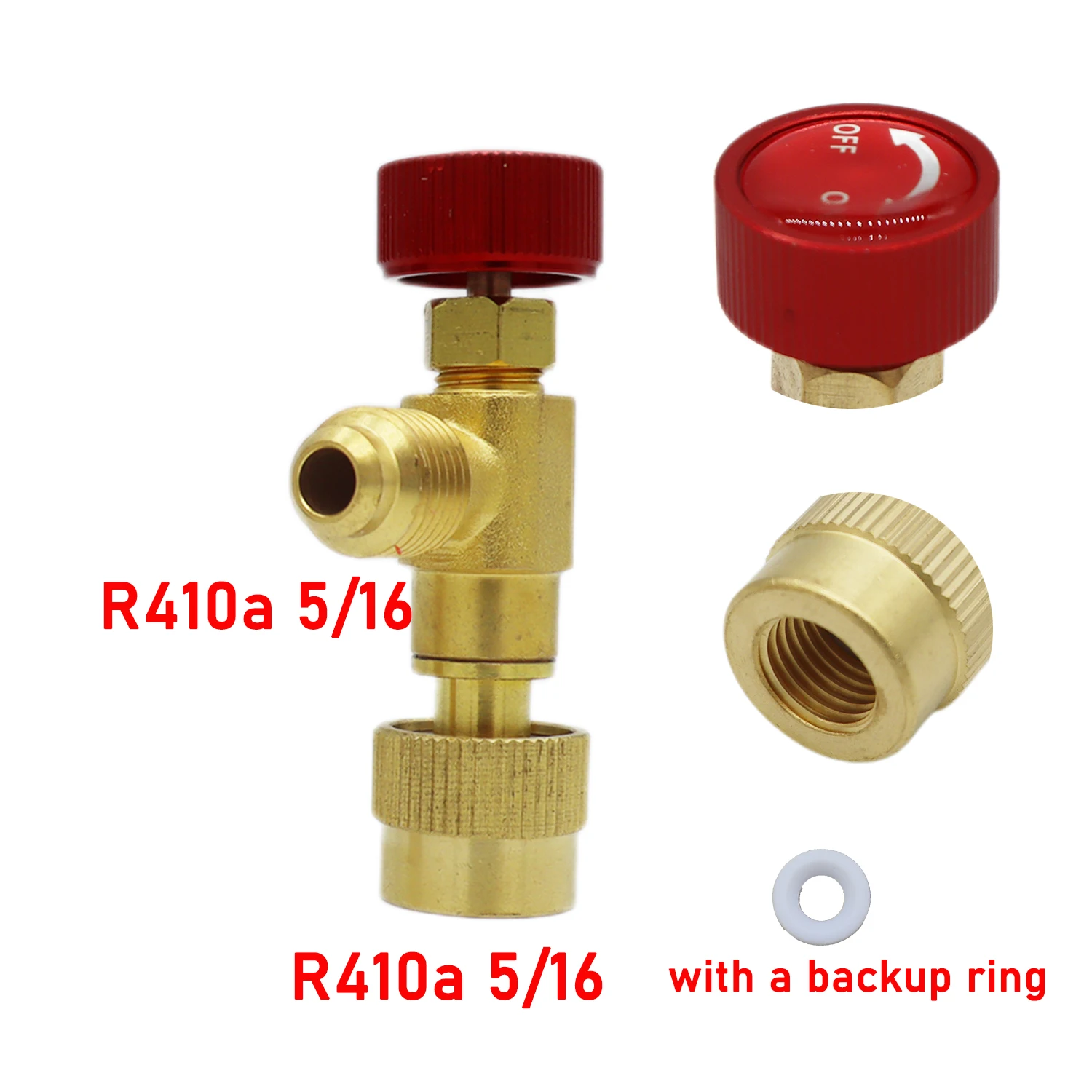 Enhanced Refrigerant Charging and Safety Valve for Air Conditioning Systems