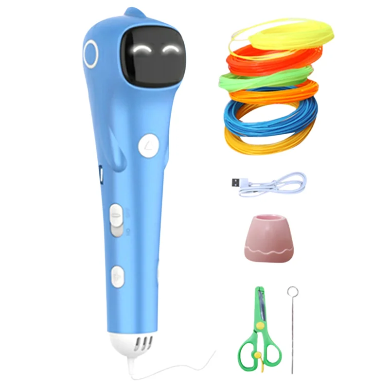 A72I PCL Filament Low Temperature Anti-Scald 3D Printing Pen DIY Drawing Toys for Boy Christmas Birthday Gift