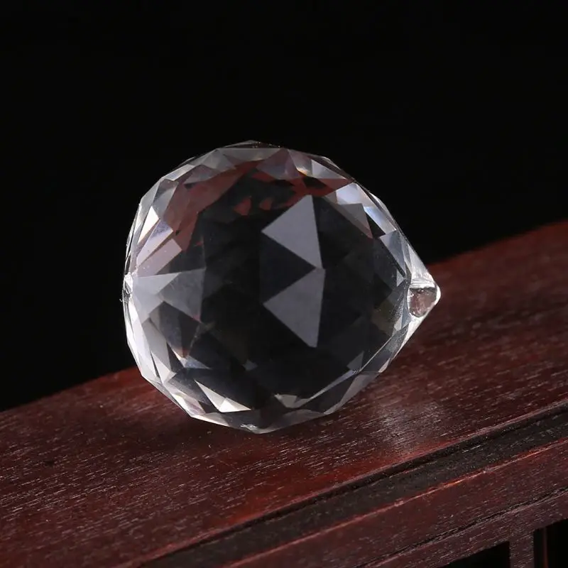 New Clear Crystal Lamp Ball Hanging Prism Wedding Decor 20mm 6