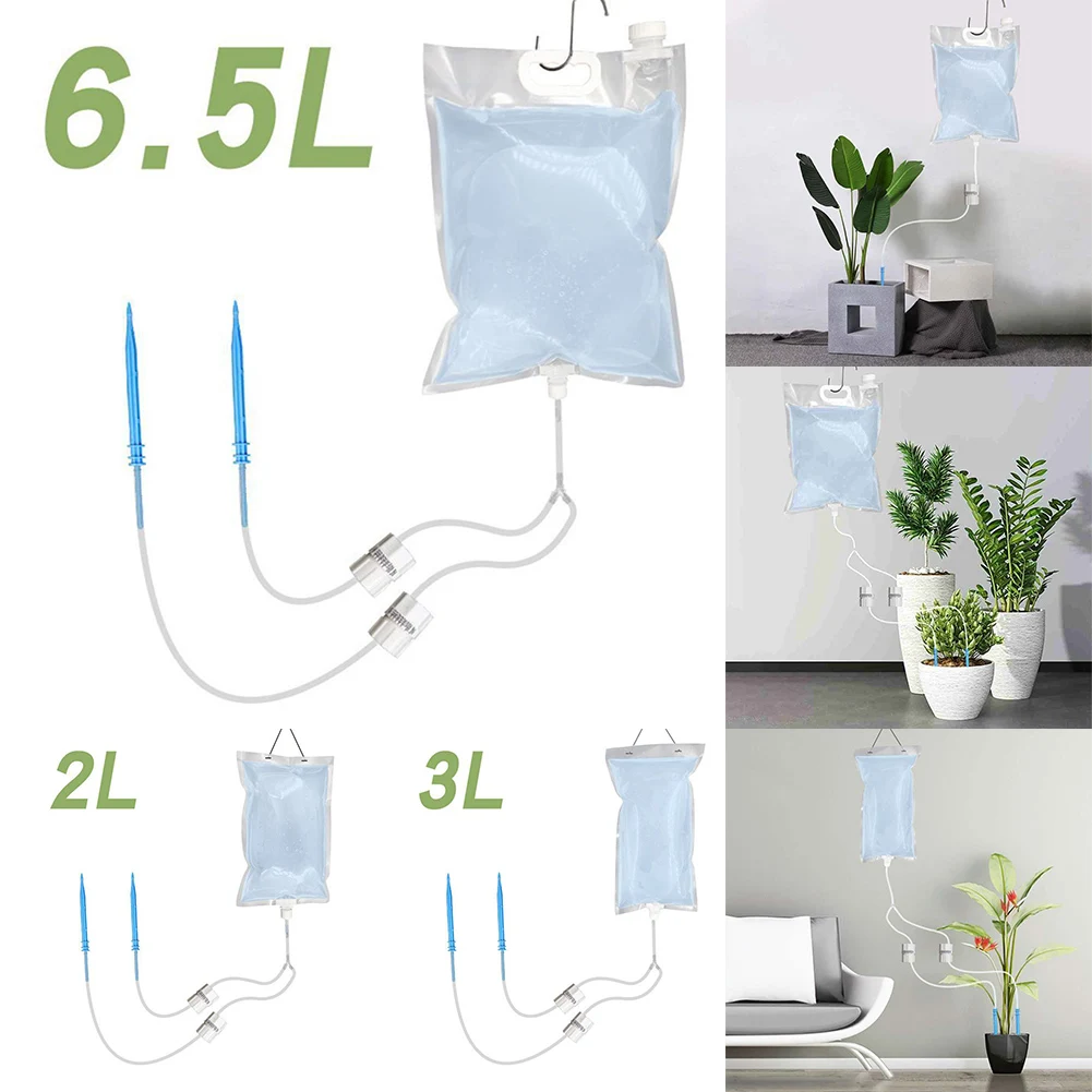 

2L/3L/6.5L Automatic Watering Bag with Adjustable Control Valve Plant Watering Devices Garden Drip Irrigation System Sprinkler
