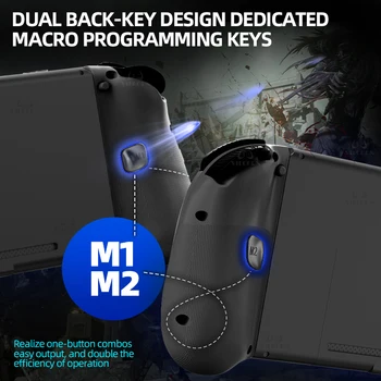 Wireless Controller With Dual Vibration 6axis Wake For NS Switch Joypad Game Handle Grip L/R Joystick BT5.2 Gamepad 4