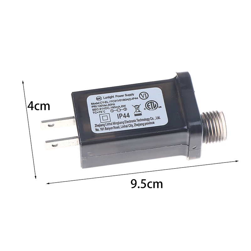 EU US UK 플러그 AC 220V 110V에서 31VDC 6W 24V 5V 변압기 플러그 전원 공급 장치 IP44 8모드 LED 램프 드라이버 스위치 어댑터