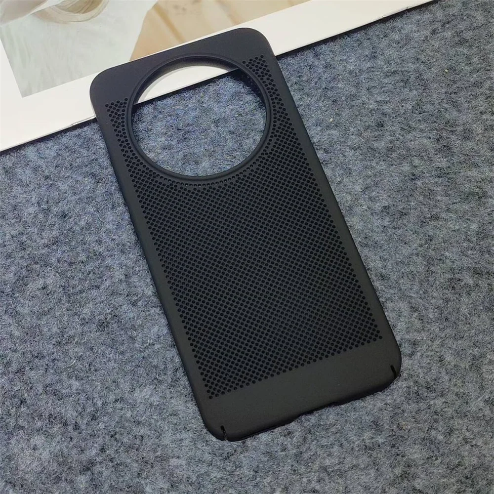 Ultra-Thin Matte Hard Phone Case with Breathable Mesh Design
