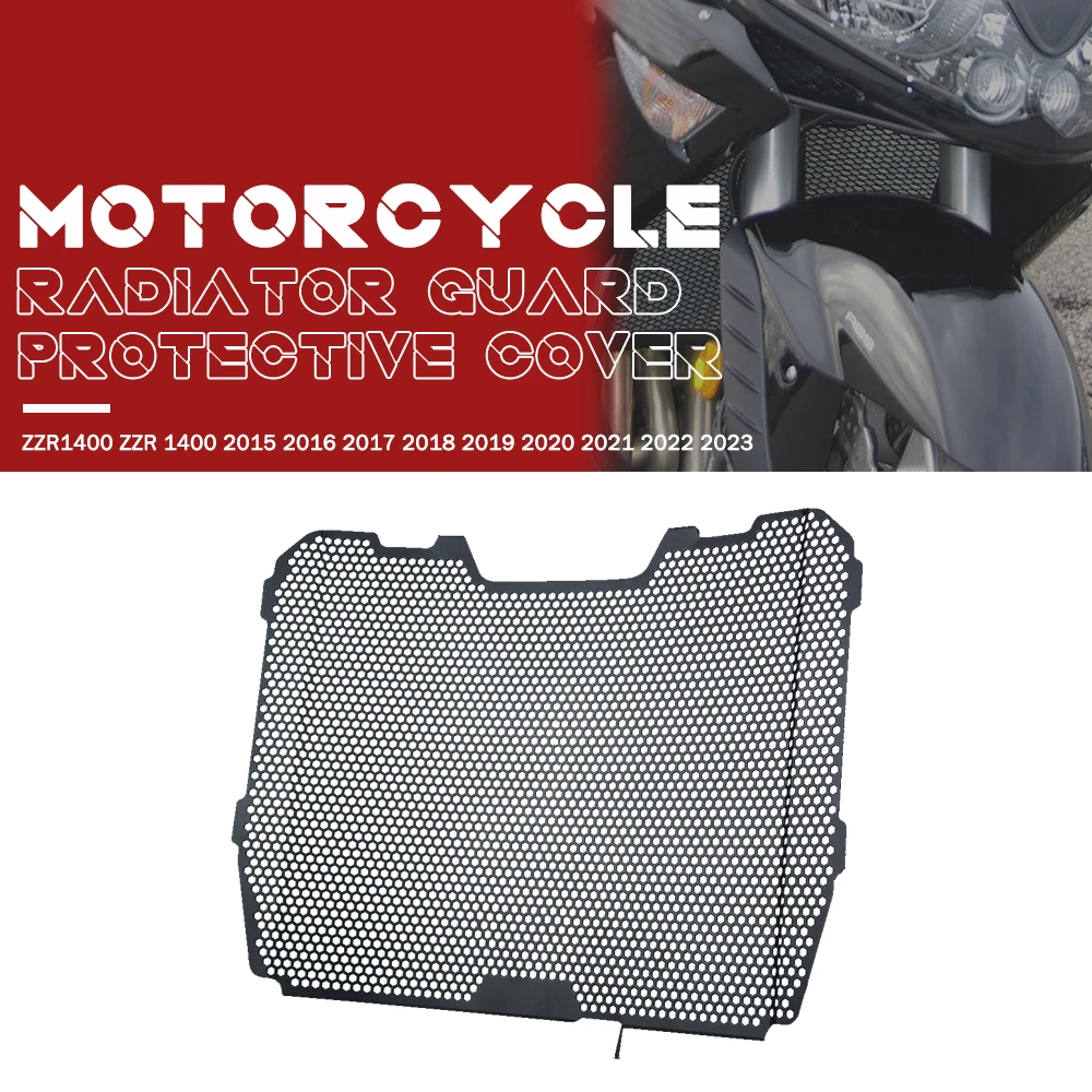 

2024 For Kawasaki ZX1400 / ZX14R ABS SE 1400GTR CONCOURS 14 / ZG1400 ABS 2008-2023 ZX-14R Motorcycle Radiator Grille Guard Cover