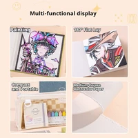 Languo книга для рисования акварелью плотная бумага GSM 230/300 г акварельная книга разрываемая книга для рисования портативный блокнот для записи вдохновения — изображение 3