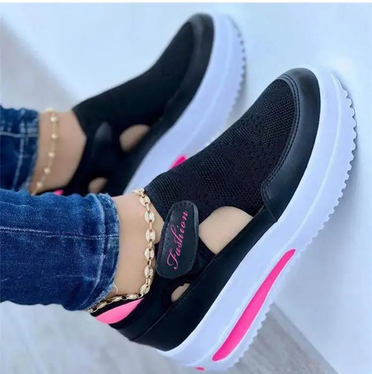 Women Casual Shoes Fashion New Slip On Shoes For Women Plus Size Sneakers For Women Outdoor Zapatillas Mujer Ladies Flat Shoes