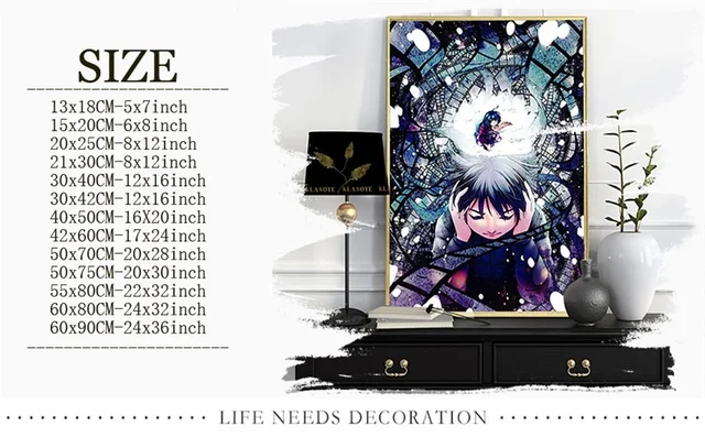 XIANNA Erased Anime Poster (11) Posters Wall Art Painting Canvas