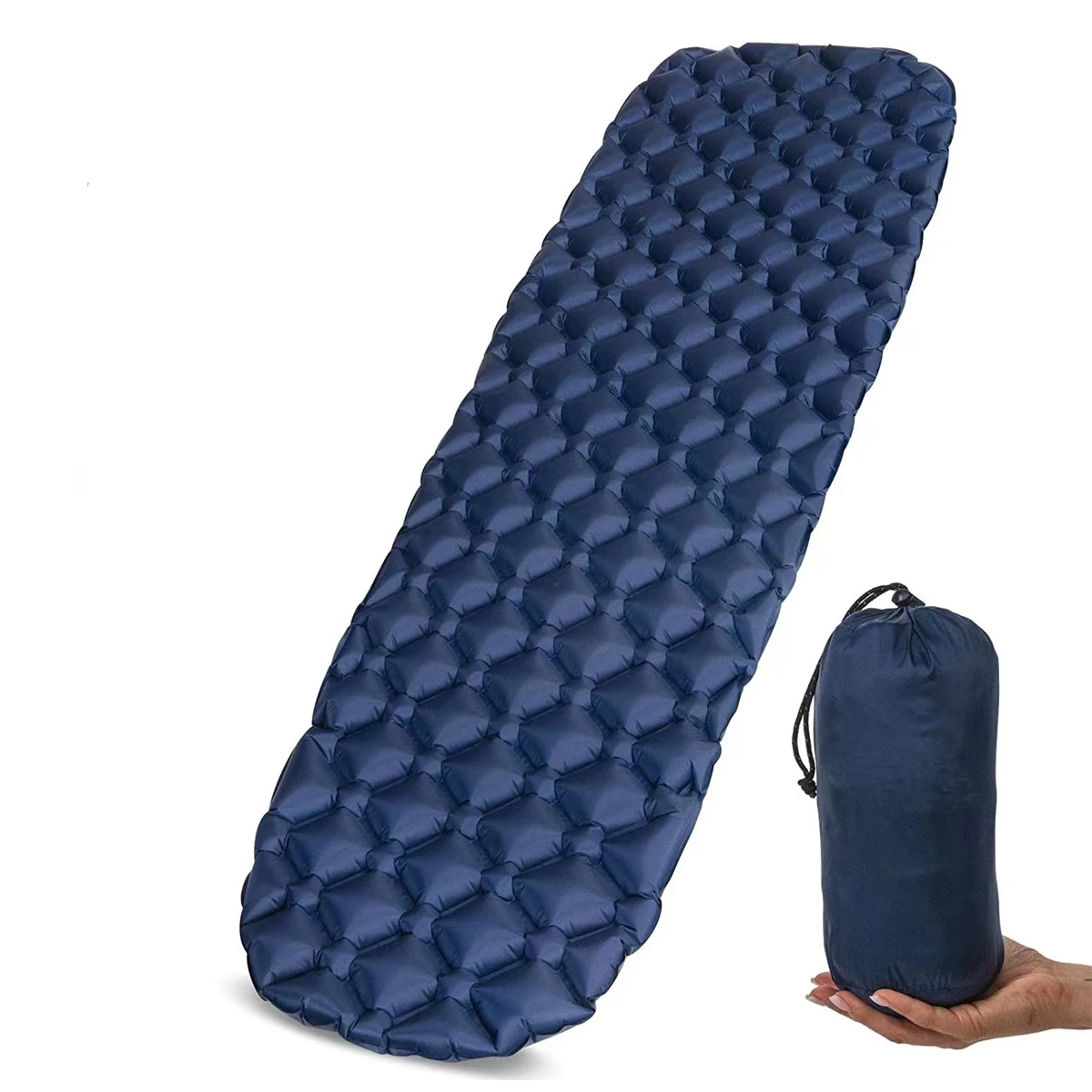 R3.0 Ultralight Inflatable Air Mat 40D Nylon TPU Outdoor Moisture proof Camping Sleeping Pad Convenient Air Cushion Tent 2