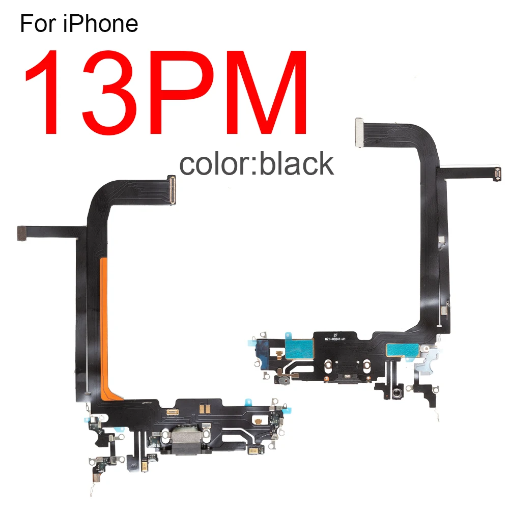 Charging Port Flex Cable with Microphone Ribbon for USB Charger Dock Repair