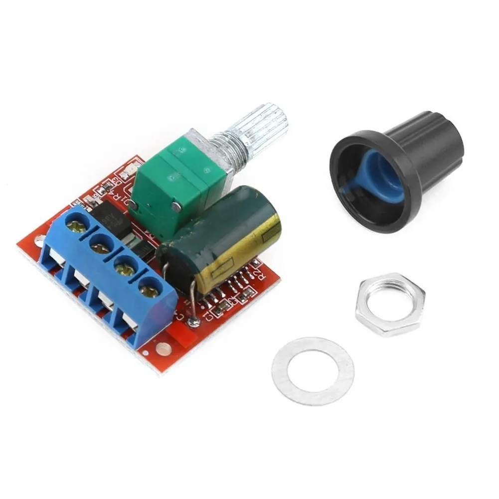 

5A PWM 12V DC Motor Speed Controller Module 4.5-35V Low Voltage Adjustable Drive Speed Switch Controls Instrument Tool Parts