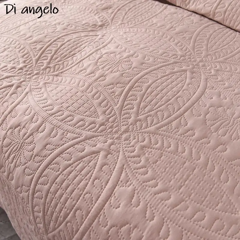 Size Lightweight Bedspread Quilt 1-3pcs Set Quilted Blanket Pillowcase Double Queen Size 220x240cm Bed Linens Bed Cover /