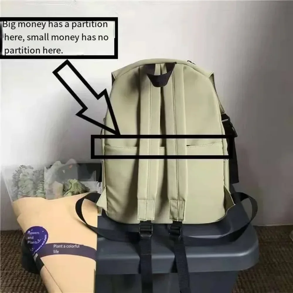 Waterproof Nylon Backpack for Women, Fashion Big & Small Travel Bag, Female Shoulder Mochilas, Stylish & Durable