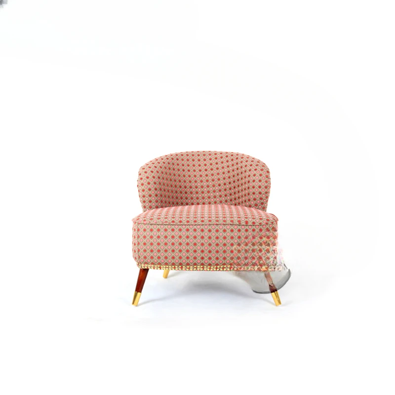 

Designer model: modern creative simple living room sofa chair bar fabric single seat
