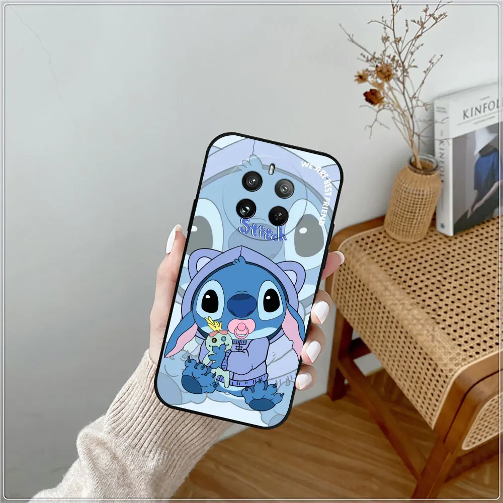 Disney Lilo Stitch Angel Phone Case For Realme 12 11 10 9I 8I