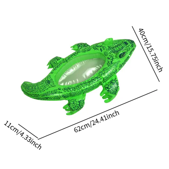 Inflatable Pool Float Summer Cute Portable Gift Easy to Use Pool Toys Water Inflatable Mat for Toddlers Kids Children Ponds Yard 6