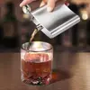 High Quality Stainless Steel Hip Flask Portable Container Whisky Flagon Convenient Leakproof Drinking Bottle Outdoor Hip Flask 3