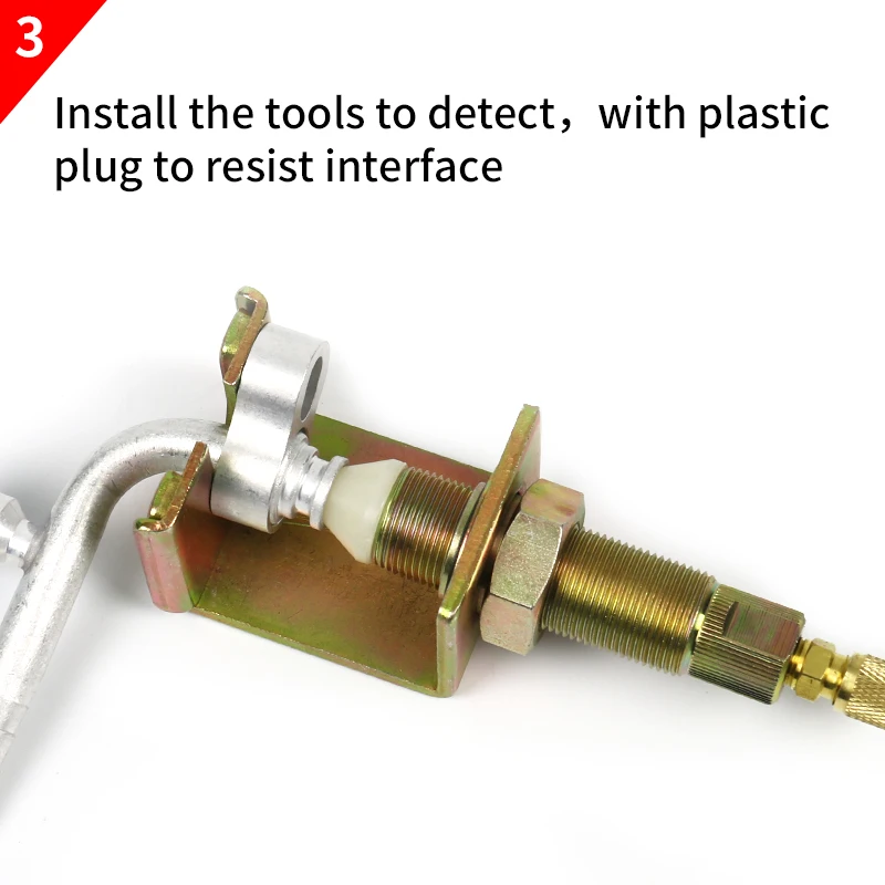 Multi-purpose Car Air Conditioning System Leak Detection Kit Refrigeration Hose Pipeline Oil Pipe Leak Test Leak Detection Tool