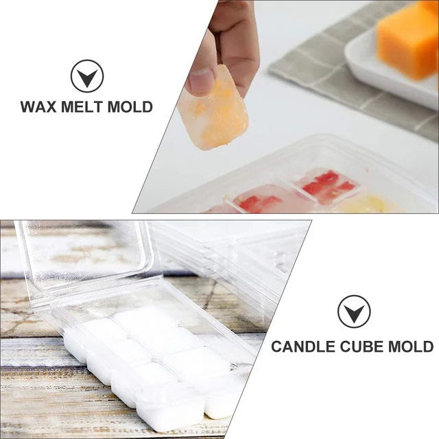 50 Db Hólyagos Csomagoló Doboz Szilikon Jégkocka Penész Viaszolvadék -Kagyló Formák Csokoládé Szójaviasz Olvadék Tálca A Kedvtelésből Tartott Viaszolvadók - Image 3