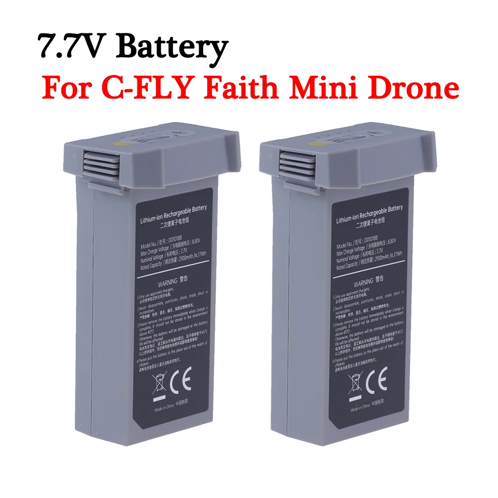 7.7V 2100mAh LiPo Battery For CFLY Faith MINI Drone Spare Battery 2S 7