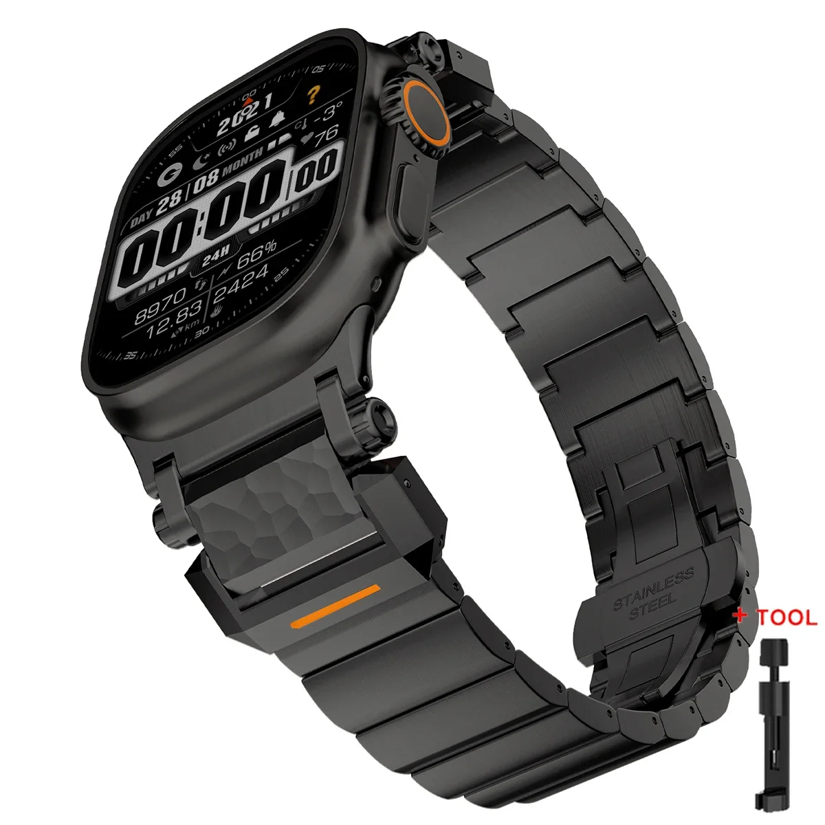 Luxury Titanium Watch Band - Premium Men's Bracelet Strap