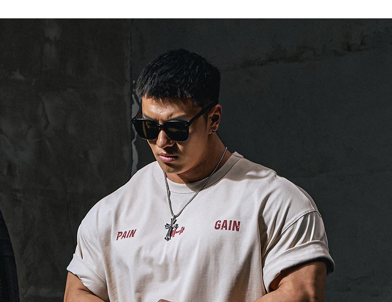 2025 جديد MUSCLEDOG العضلات الكلب الرياضة تي شيرتا...