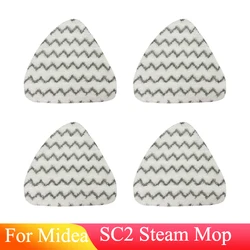 Steam Mop For Midea Sc2 Cleaner Vacuum 2 In 1 Replacement Microfiber Steam Pads Mop Cloths Home Floor Cleaning Mop Accessories