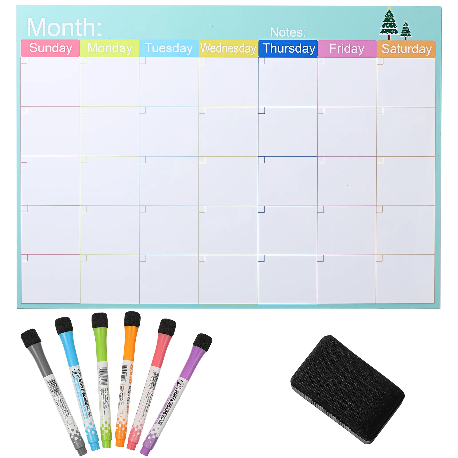 Magnetic Refrigerator Calendar Fridge Schedule Writing Dry Erase Board Kitchen Planning Resin acondicionador calendar dry erase board acrylic writing white refrigerator fridge magnetic whiteboard