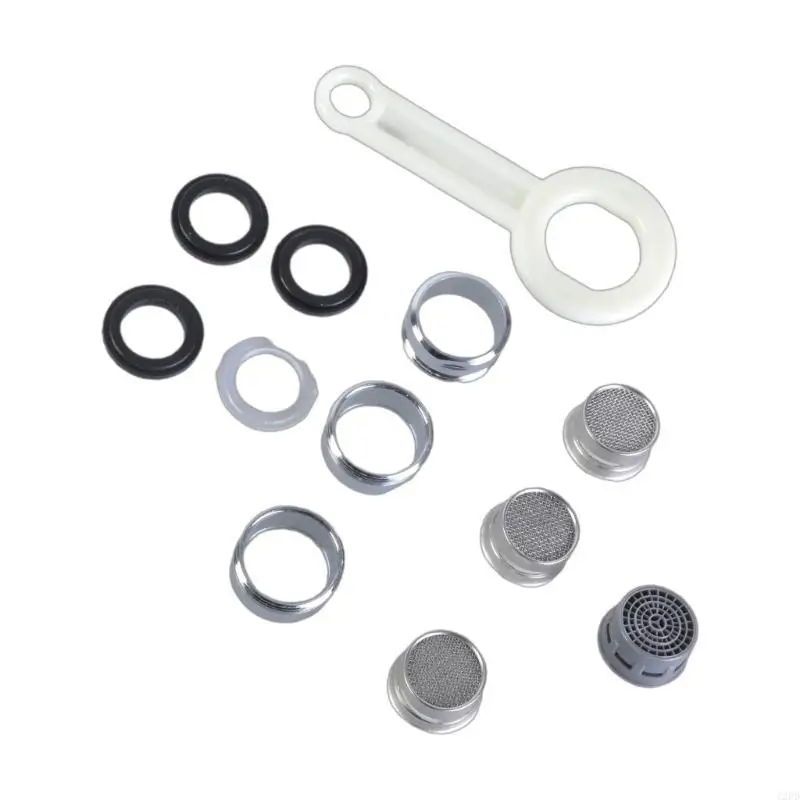 12PD 3Pieces Stainless Steel Tap Aerators Portable for Improved Water Conservation